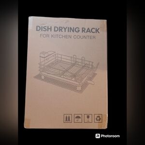 Dish Drying Rack with Swivel Spout